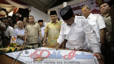 Prabowo Resmikan Kantor DPD Gerindra di Banten