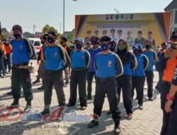 Menyikapi Prediksi Bencana LA NINA & Hydrometeorologi, Tagana Ikuti Apel Gabungan Kesiapsiagaan
