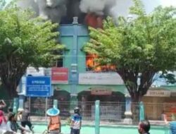Kebakaran Pasar Tradisional Larangan Candi Sidoarjo