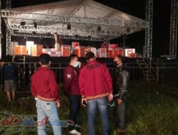 Polres Bangkalan Dan Satgas Gabungan Bubarkan Pementasan Adella Di Desa Bunajih