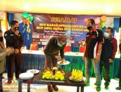 Bupati Serta Kapolres Magetan Hadiri Acara HUT Insan Pers