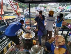Kurangi Penyebaran Covid, Tagana Layani Dapur Umum Petugas PAM Natal