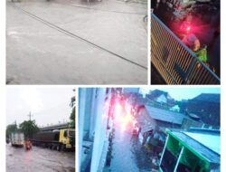 Hujan Lebat Disertai Angin Melanda Surabaya Selama 2 Jam Lebih