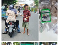 HMSI Bersinergi Bersama Awak Media Dan Komunitas Bagikan Nasbung Di Jumat Barokah