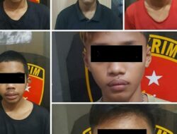 Enam Remaja Gengster Di Bekuk Polisi Usai Keroyok Dua Remaja Di Manyar