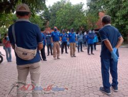 Jum’at Fitrah Tagana Tabur Masker, Dukung Pemerintah Tekan Penyebaran Covid