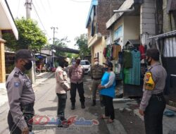 Polsek Kenjeran Bersama Tiga Pilar Giat Swab Massal Di Kedinding