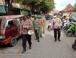 Kunjungi Pasar Srimangunan, Kapten Nizen : Tetap Terapkan Prokes 5M dan Berdo’a