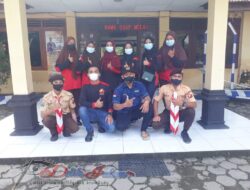 Penempuhan Badge Saka Bhayangkara Gabungan Dengan Polsek Ngrambe