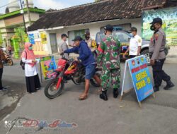 Aparat Gabungan Kec. Baki laksanakan operasi yustisi di depan Masjid Al-Aqso