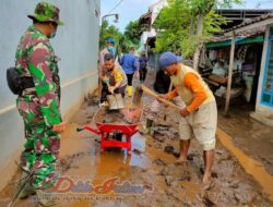 Kapolres Probolinggo Pimpin Langsung Kerja Bhakti Lokasi Bencana Banjir