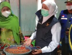 Gubernur Jatim Tinjau Dan Kunjungi Tenda DU Tagana Didampingi Kadinsos