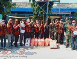 Jumat Berbagi, Pemuda Pancasila PAC Kedungpring Giat Baksos Bersama Forkopimcam