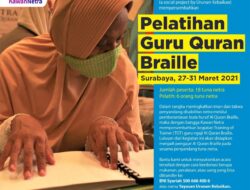 Sinergi Delikjatim Dan Yayasan Urunan Kebaikan Adakan Pelatihan Baca Alquran Braille