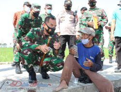 Gowes, Danrem 074/Wrt sambangi Lokasi TMMD di Desa Sapen, Mojolaban