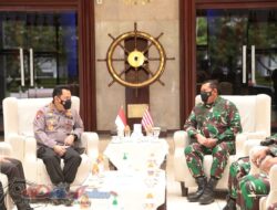 Kapolri dan KSAL Sepakat Tingkatkan Kerjasama Keamanan Perairan Laut