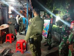 Tegakkan PPKM Mikro Aparat Gabungan Kartasura Intensifkan Patroli