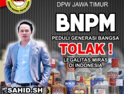 Ketua DPW BNPM Jatim Tolak Wacana Dilegalkannya Investasi Miras