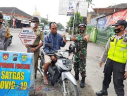 Diperpanjangnya Perlakuan PPKM, Aparat Baki Intensif Gelar Operasi Yustisi