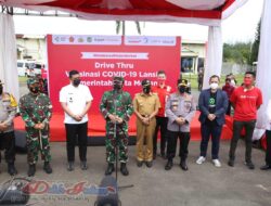 Kapolri dan Panglima Berharap Vaksinasi Drive Thru di Medan Jadi Role Model Wilayah Lain