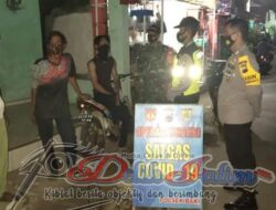 Patroli Himbauan Prokes, Sasar Para Remaja Yang Beraktifitas Malam