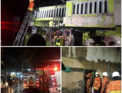 Si Jago Merah Lahap Toko Sembako Di Bulak Banteng Sekolahan