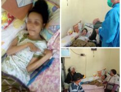 Dinsos Bersama Dinas Pemkot Surabaya Kunjungi Rumah Warga Sakit Yang Tidak Mampu