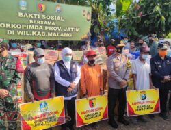 Forkopimda Jatim Berikan Bansos Dan Siapkan Rumah Sederhana Korban Bencana Alam