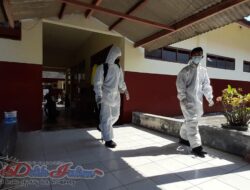 Jelang Sekolah Tatap Muka, Tagana Lakukan Strelisasi Lingkungan Pendidikan