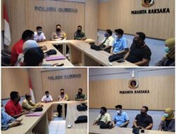 Tekan Penyebaran Covid-19, Kapolsek Gubeng Kordinasi Dengan Pengusaha