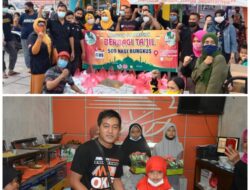 Komunitas Bangga Mojokerto Bagi-bagi Takjil Dan Buka Bersama