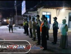 Penyekatan di Perbatasan Posko Mantingan Ngawi