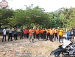 Laka Air di Pantai Batu Bengkung, Tagana Kabupaten Malang Terlibat Pencarian