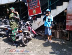 Pasar Triwindu Solo Kembali Menjadi Sasaran Penerapan PPKM Babinsa