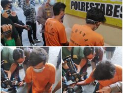 Kepergok Mencuri, Dua Pemuda Bulak Rukem Diringkus Unit Reskrim Polsek Gubeng