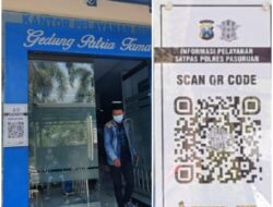 Scan QR Code di SATPAS, Inovasi Baru Satlantas Polres Pasuruan