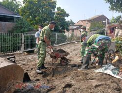 Antusiasme Warga Bersama TNI Dalam Pra TMMD Reguler 111 Kodim 0735/Surakarta