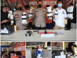 Satresnarkoba Polres Jember Bekuk 4 Pengedar Narkoba