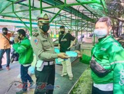 Tekan Penyebaran Covid-19, Satlantas Polres Ngawi Himbau Masyarakat Terapkan Prokes 5M