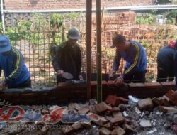 Bangkitkan Gairah Gotong Royong, Tagana Suplay SDM Bedah Rumah RTLH