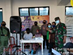 Dukung Suksesnya Vaksinasi, Tagana Kota Kediri Support SDM