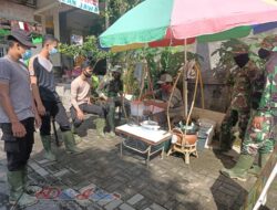 Pedagang Es Dawet Coba Mengais Rezeki Di Lokasi TMMD Reguler Kodim Surakarta