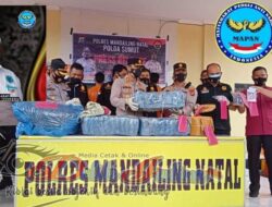 5 Orang Bandar Narkoba Diamankan Polres Madina, Ketum MAPAN : Apresiasi Dan Terus Berantas Peredaran Narkoba Di Madina