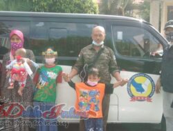 Dinsos Surabaya  Melalui TKSK Pulangkan Ibu Dengan 4 Balita Asal Jember