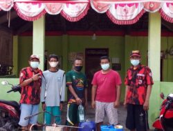 Pemuda Pancasila PAC Kedungpring Kabupaten Lamongan Giat Baksos Pnyemprotan Desinfektan