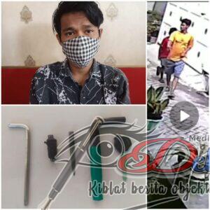 Residivis Curanmor Di Wilayah Utara Di Bekuk Polsek Kenjeran