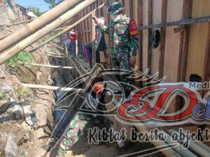 Pastikan Hasil Memuaskan, Pasiter Rutin Cek Ke Lokasi TMMD