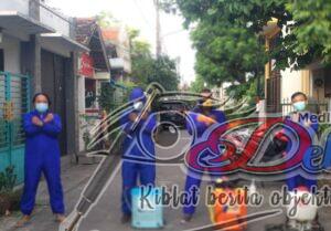 Cegah Penyebaran Covid-19, YKMS Gelar Penyemprotan Disinfektan Secara Swadaya
