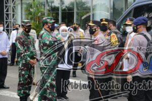 Panglima TNI dan Kapolri Mengecek Vaksinasi serta Kegiatan PPKM Darurat di Jatim