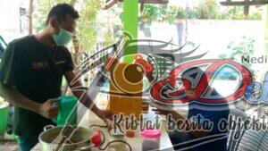 Antisipasi Covid-19, YKMS Gelar Penyemprotan Disinfektan, Bagi Masker dan Minuman Herbal